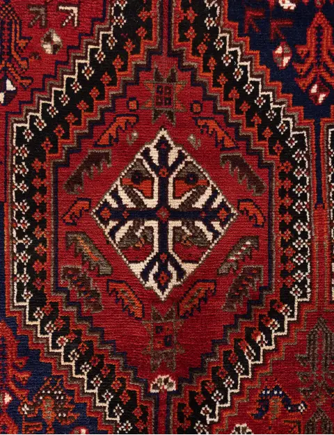 Rød Persien Persisk Tæppe 262 x 126 cm - view 4