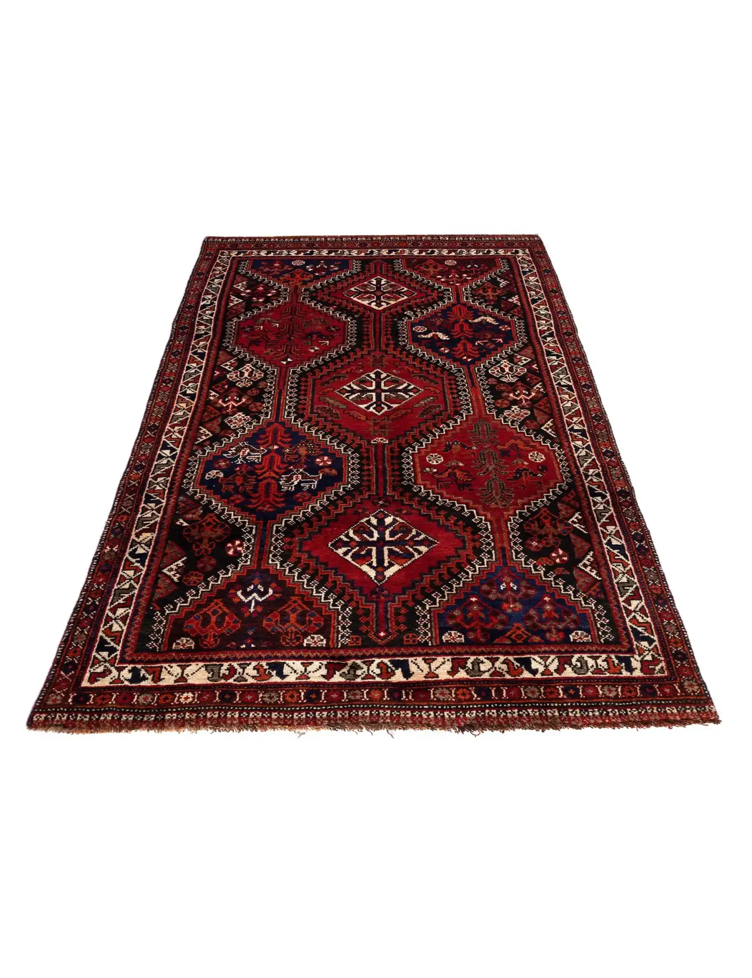 Rød persia Persisk teppe 262 x 126 cm - Unikt håndlaget teppe