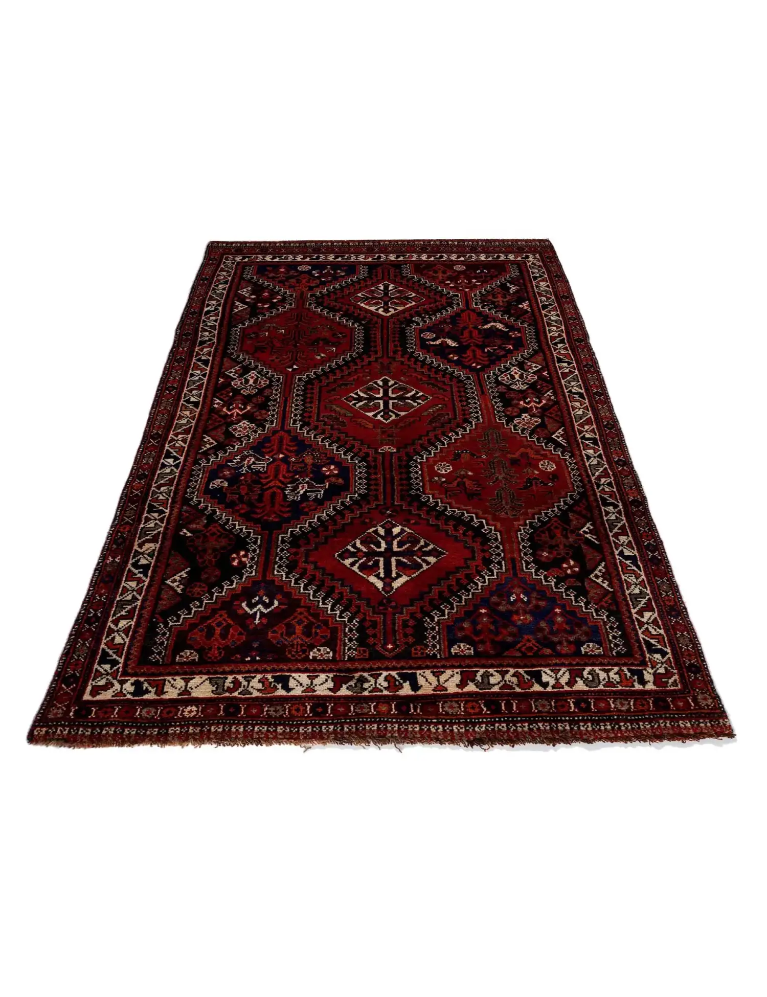 Rød persia Persisk teppe 262 x 126 cm - Unikt håndlaget teppe