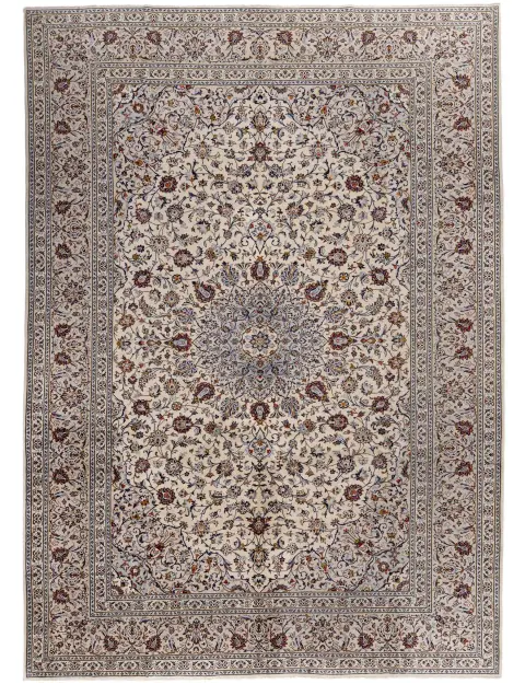 Beige Persien Kashan 405 x 303 cm