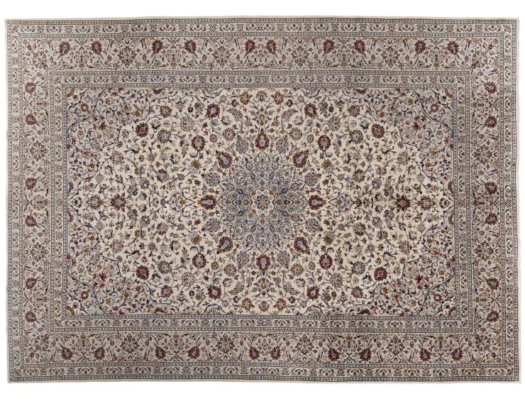 Beige Persien Kashan 405 x 303 cm