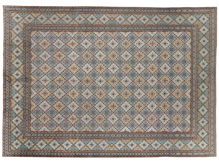 Groen Perzië Perzisch Tapijt 385 x 278 cm