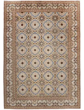 Beige Persia Alfombra Persa 389 x 303 cm