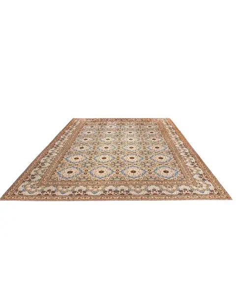 Beige Persien Perserteppich 389 x 303 cm - view 1