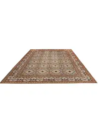 Beige Persiano Tappeto persiano 389 x 303 cm - view 2