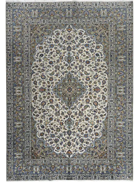 Beige Persien Perserteppich 396 x 282 cm