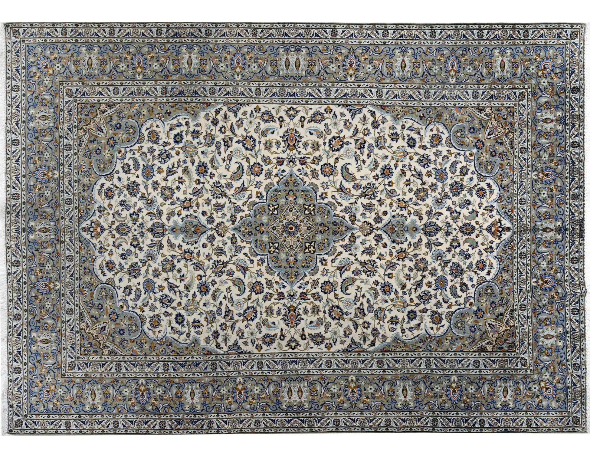 Beige Persan Tapis persan 396 x 282 cm - Tapis fait main unique