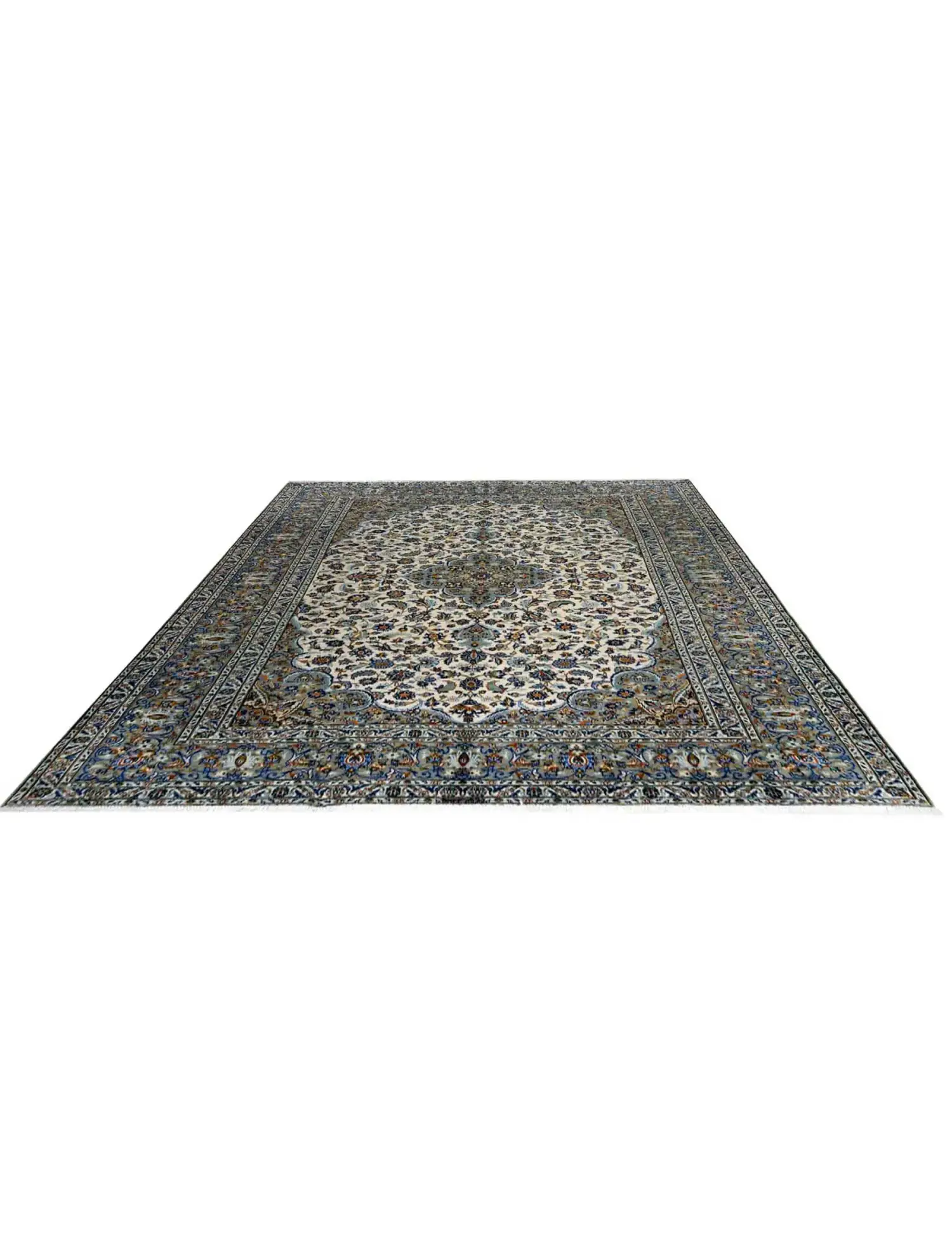 Beige Persiano Tappeto persiano 396 x 282 cm - Tappeto unico fatto a mano