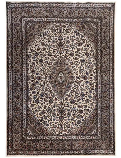 Beige Persien Perserteppich 384 x 295 cm