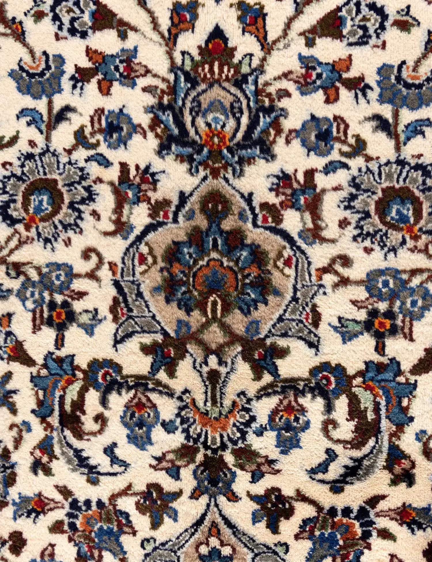 Beige Persien Persisk Tæppe 384 x 295 cm - Unikt håndlavet tæppe