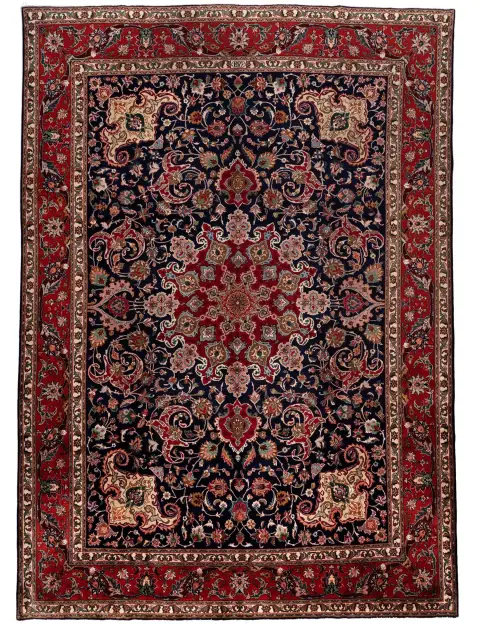 Blau Persien Perserteppich 390 x 297 cm