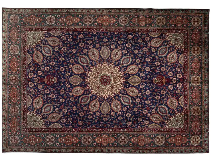 Sininen Persia Persialainen matto 389 x 300 cm