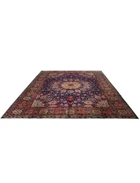 Bleu Persan Tapis persan 389 x 300 cm - view 1