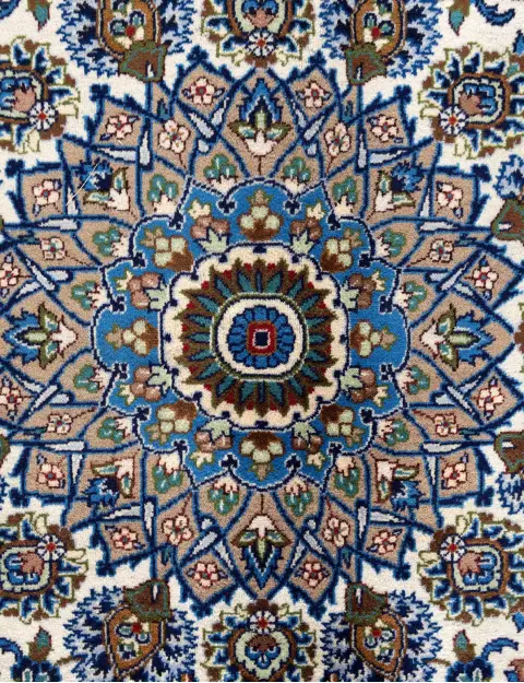 Beige Persien Kashan 341 x 243 cm - view 4