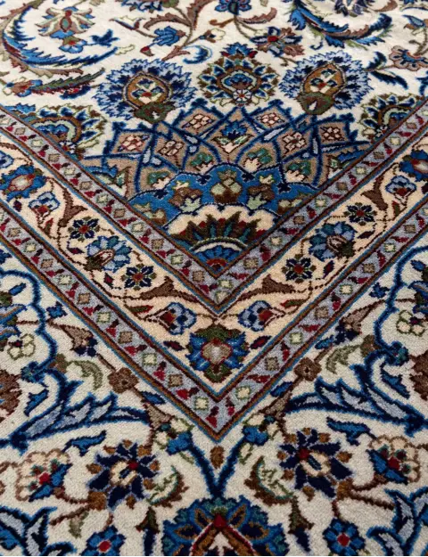 Beige Persien Kashan 341 x 243 cm - view 3
