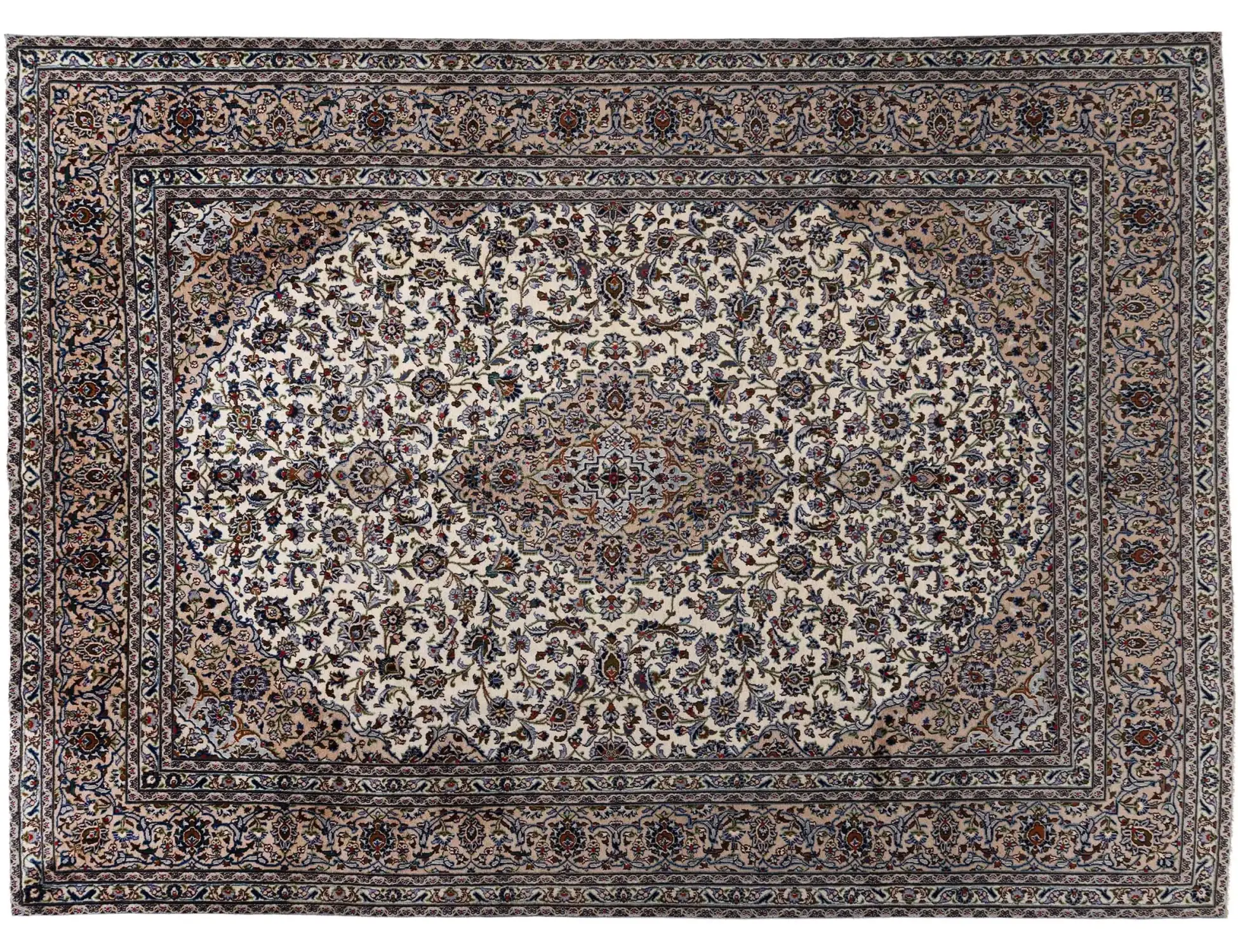 Beige Persiano Tappeto persiano 376 x 291 cm - Tappeto unico fatto a mano