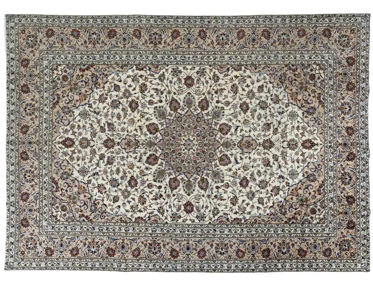 Beige Perzië Perzisch Tapijt 342 x 246 cm