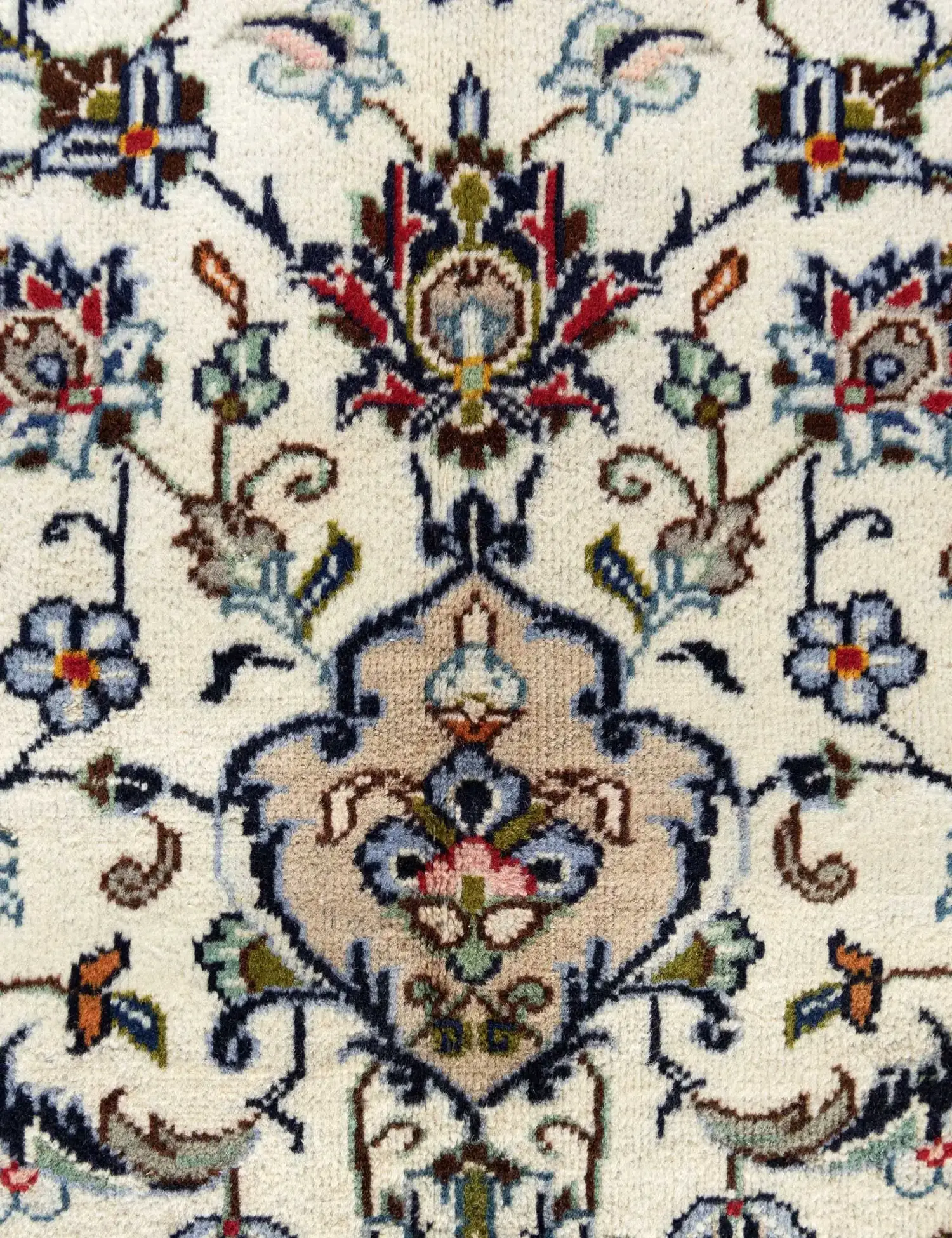 Beige Persien Persisk Tæppe 342 x 246 cm - Unikt håndlavet tæppe