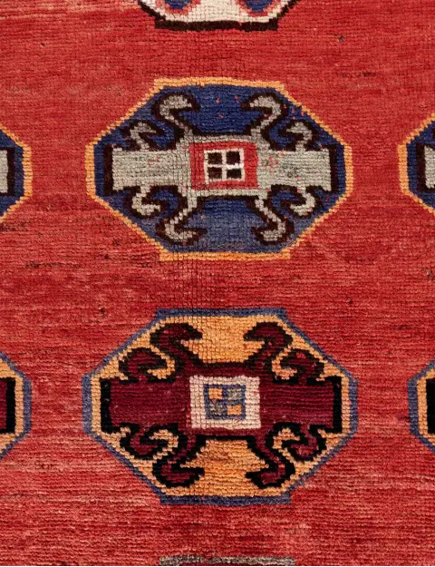 Rød Persien Persisk Tæppe 277 x 155 cm - view 4