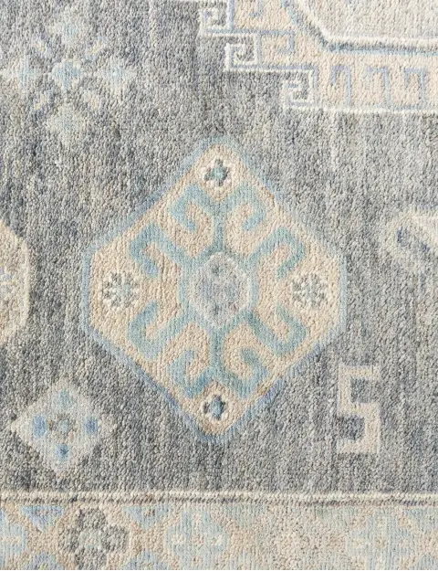 Blau Pakistan Oushak Teppich 308 x 244 cm - view 3