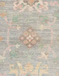 Grau text_origin_4 Oushak Teppich 368 x 294 cm - view 4