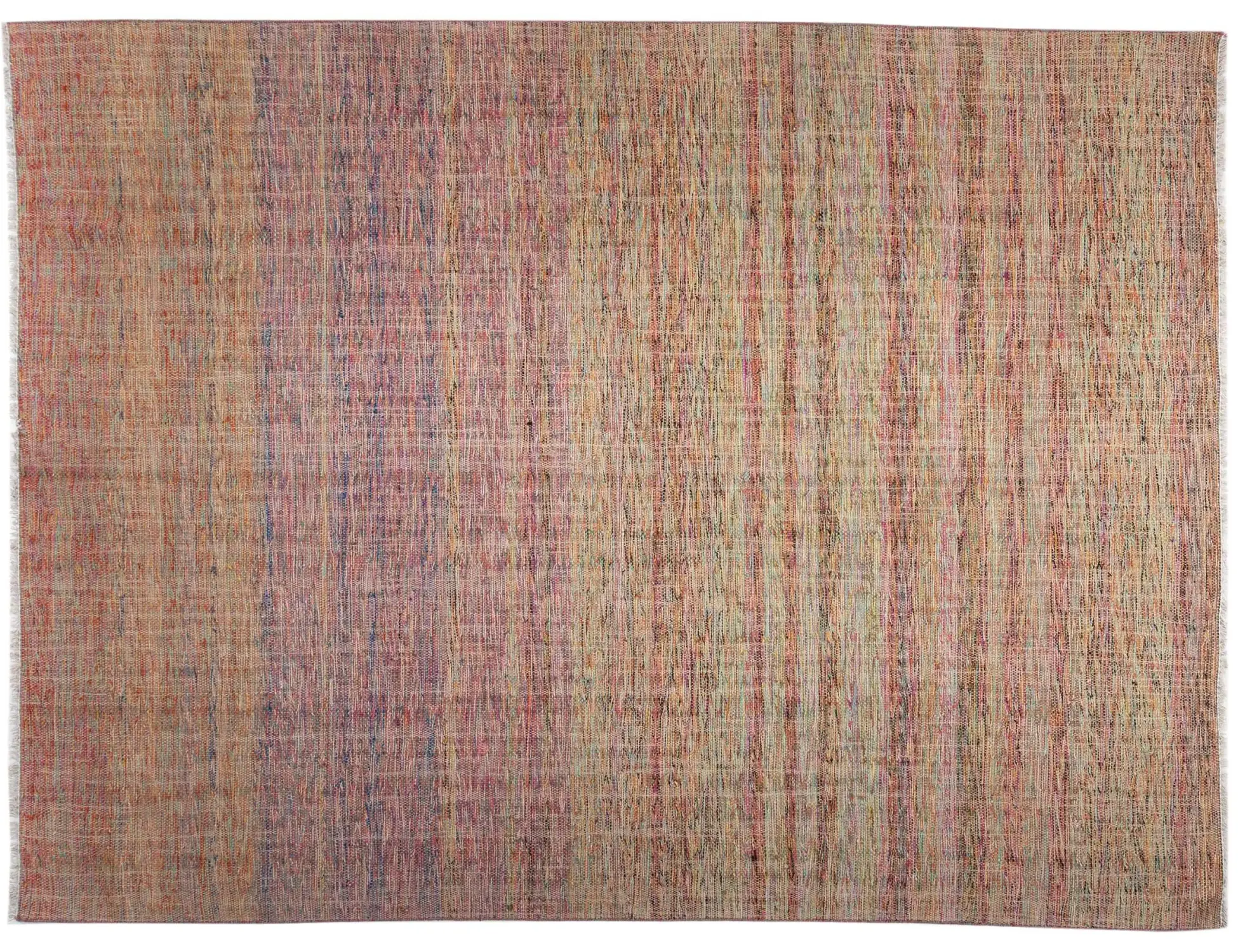 Mehrfarbig text_origin_4 Kelim 296 x 238 cm - Einzigartiger handgefertigter Teppich