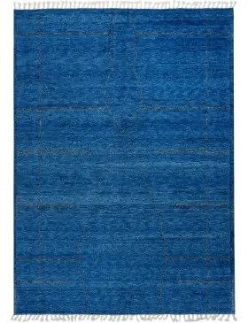 Blau Pakistan Oushak Teppich 289 x 196 cm