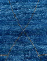 Blå text_origin_4 Oushak teppe 289 x 196 cm - view 4