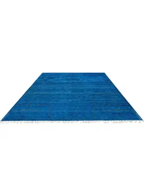 Blau Pakistan Oushak Teppich 289 x 196 cm - view 1