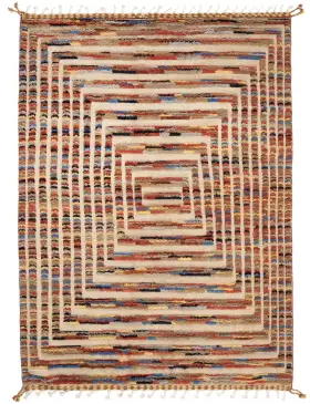 Multicolore Pakistan Kelim 259 x 171 cm