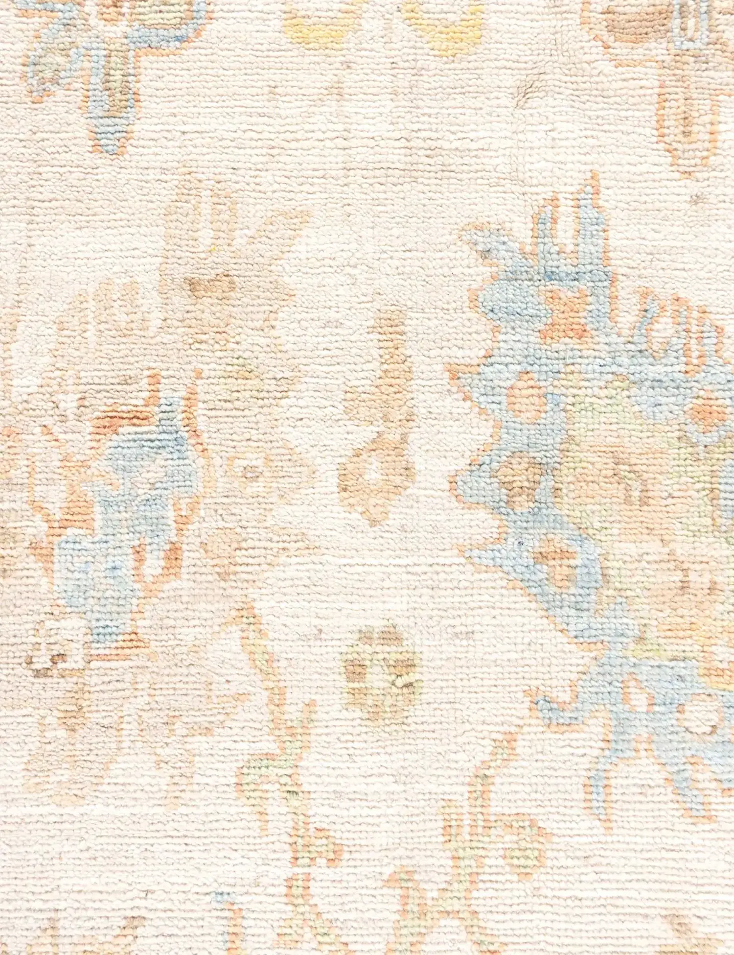 Beige text_origin_4 Oushak Teppich 278 x 185 cm - Einzigartiger handgefertigter Teppich