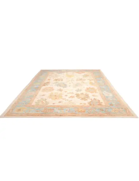 Beige Pakistan Oushak Teppich 278 x 185 cm - view 1