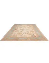 Beige text_origin_4 Oushak Teppich 278 x 185 cm - view 2