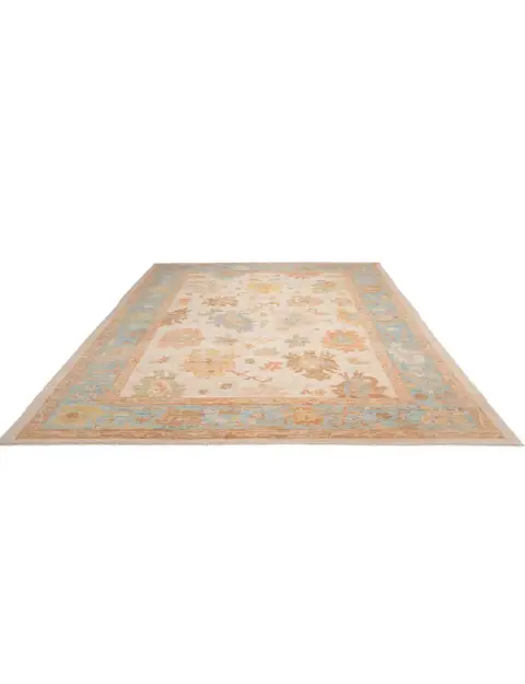 Beige Pakistan Oushak Teppich 278 x 185 cm - view 2