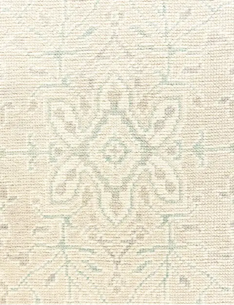 Grün Pakistan Oushak Teppich 364 x 271 cm - view 4