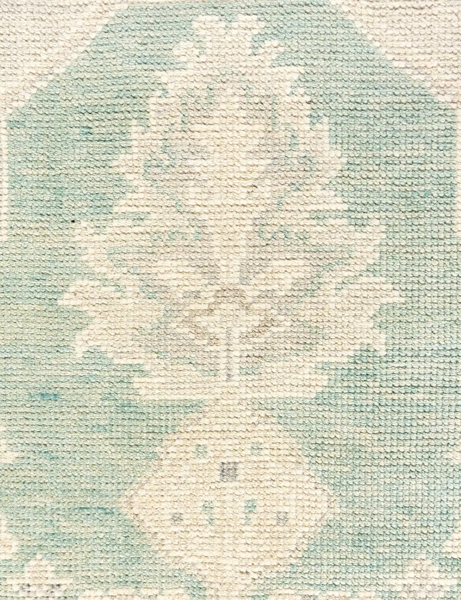 Grün text_origin_4 Oushak Teppich 364 x 271 cm - Einzigartiger handgefertigter Teppich