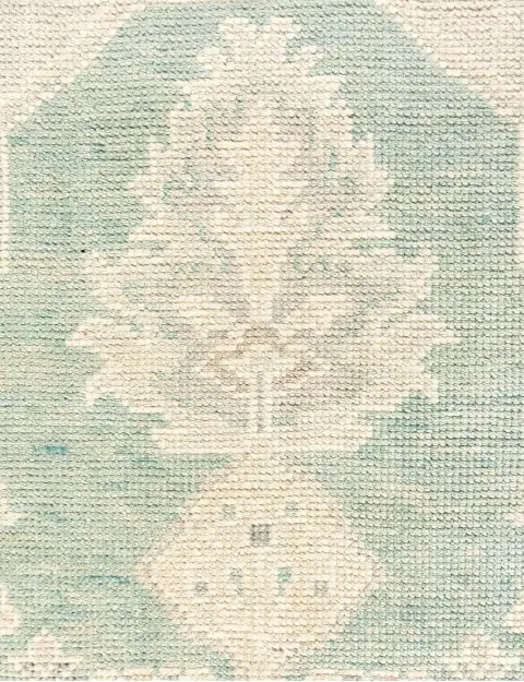 Grün Pakistan Oushak Teppich 364 x 271 cm - view 3
