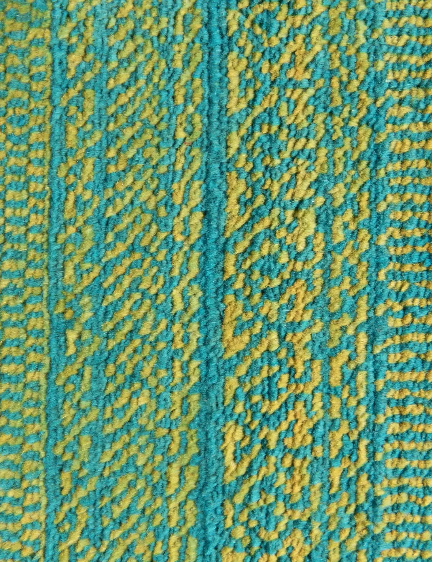 Turkis text_origin_4 Gabbeh 107 x 79 cm - Unikt håndlaget teppe