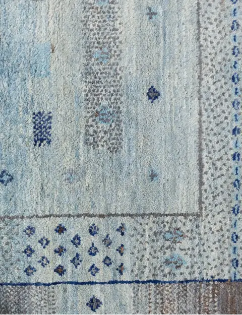 Blå Pakistan Gabbeh 212 x 158 cm - view 3