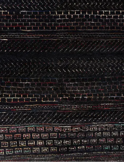 Svart Pakistan Gabbeh 245 x 168 cm - view 4