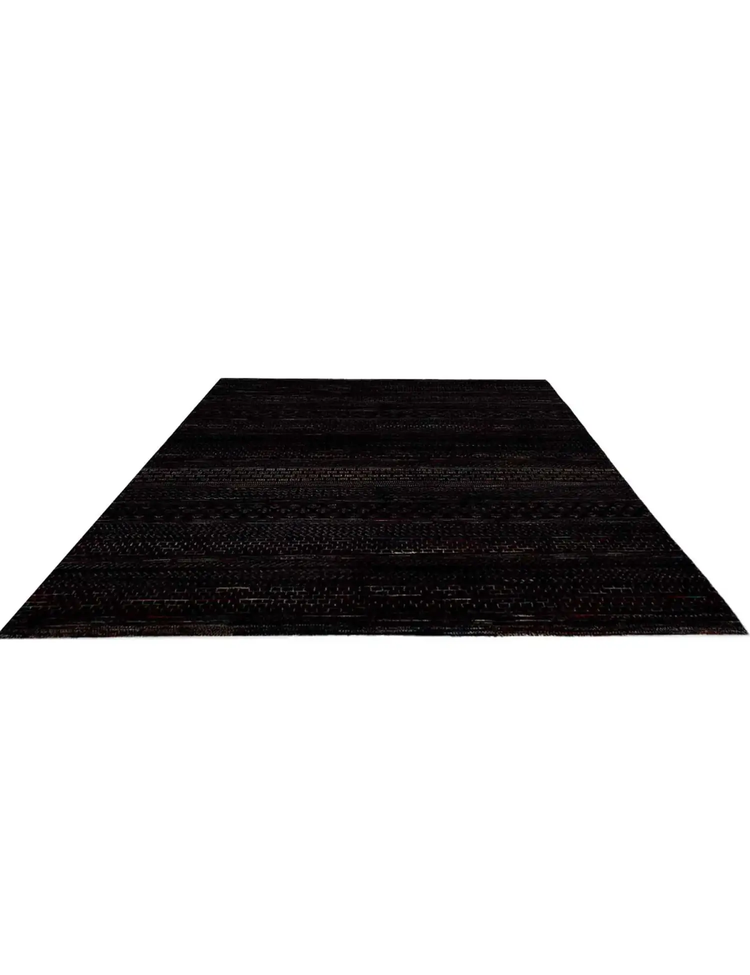 Svart text_origin_4 Gabbeh 245 x 168 cm - Unikt håndlaget teppe