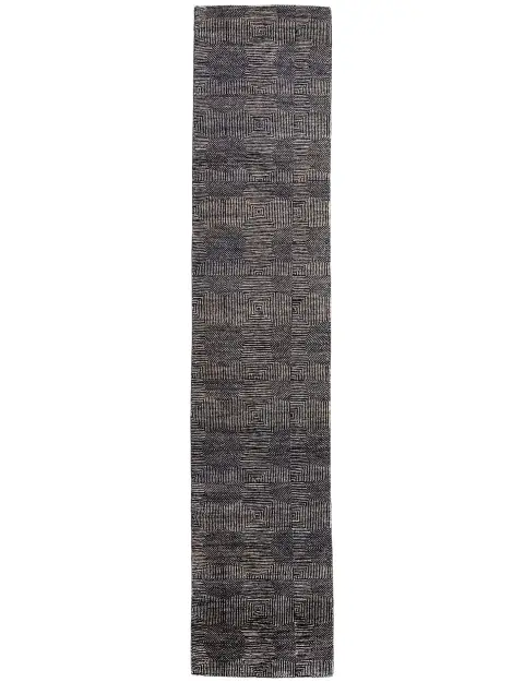 Svart Pakistan Gabbeh 371 x 79 cm