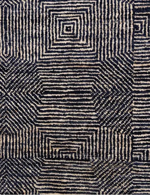 Svart Pakistan Gabbeh 371 x 79 cm - view 4