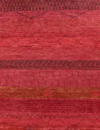 Rød text_origin_4 Gabbeh 253 x 80 cm - view 4