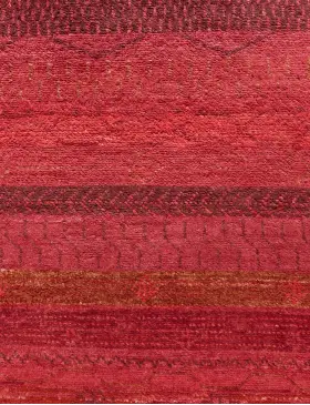 Rojo Pakistan Gabbeh 253 x 80 cm - view 4