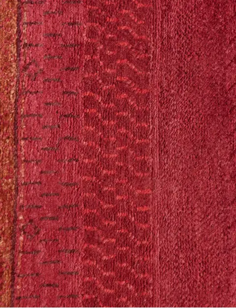 Rød Pakistan Gabbeh 253 x 80 cm - view 3