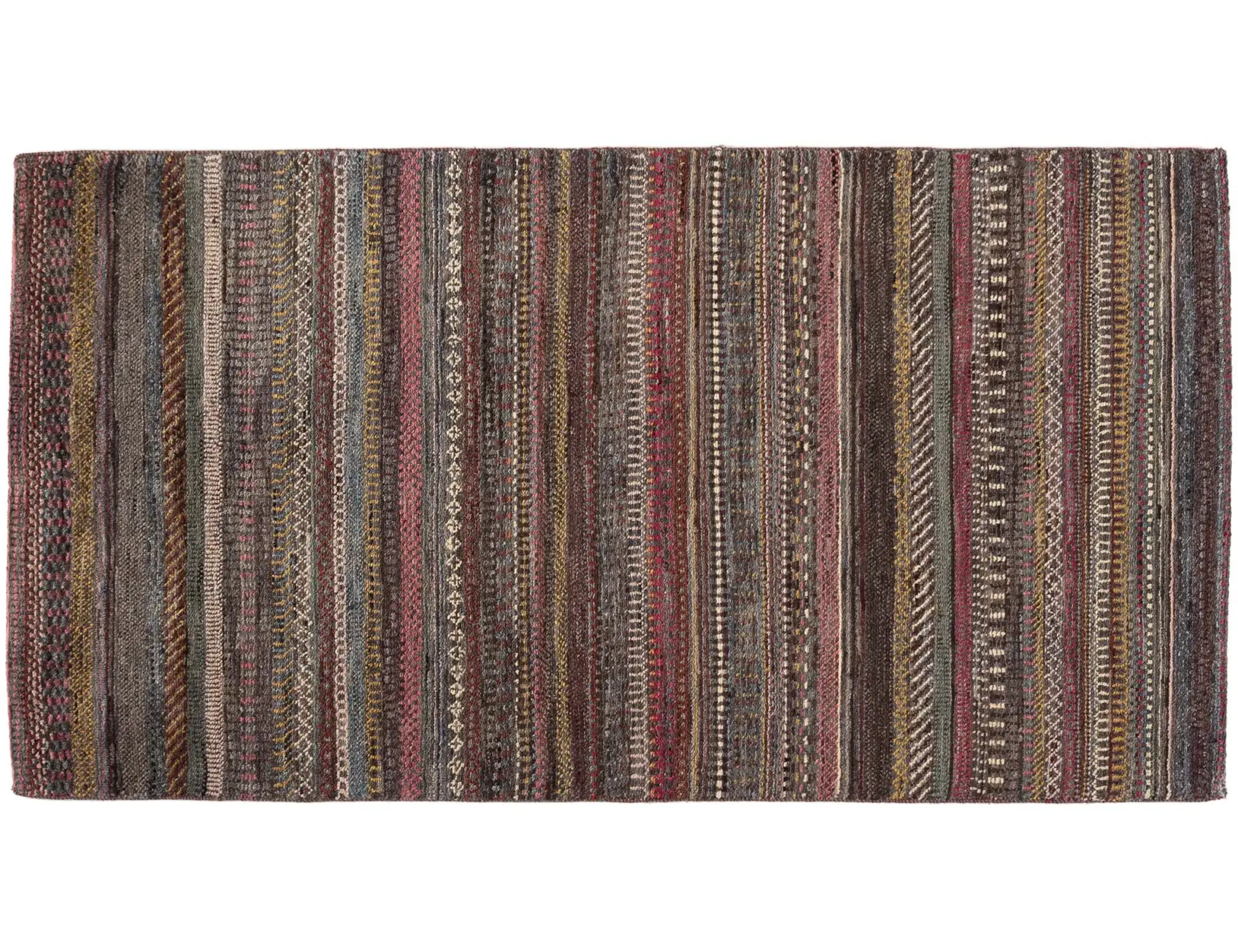 Flerfarge text_origin_4 Gabbeh 174 x 93 cm