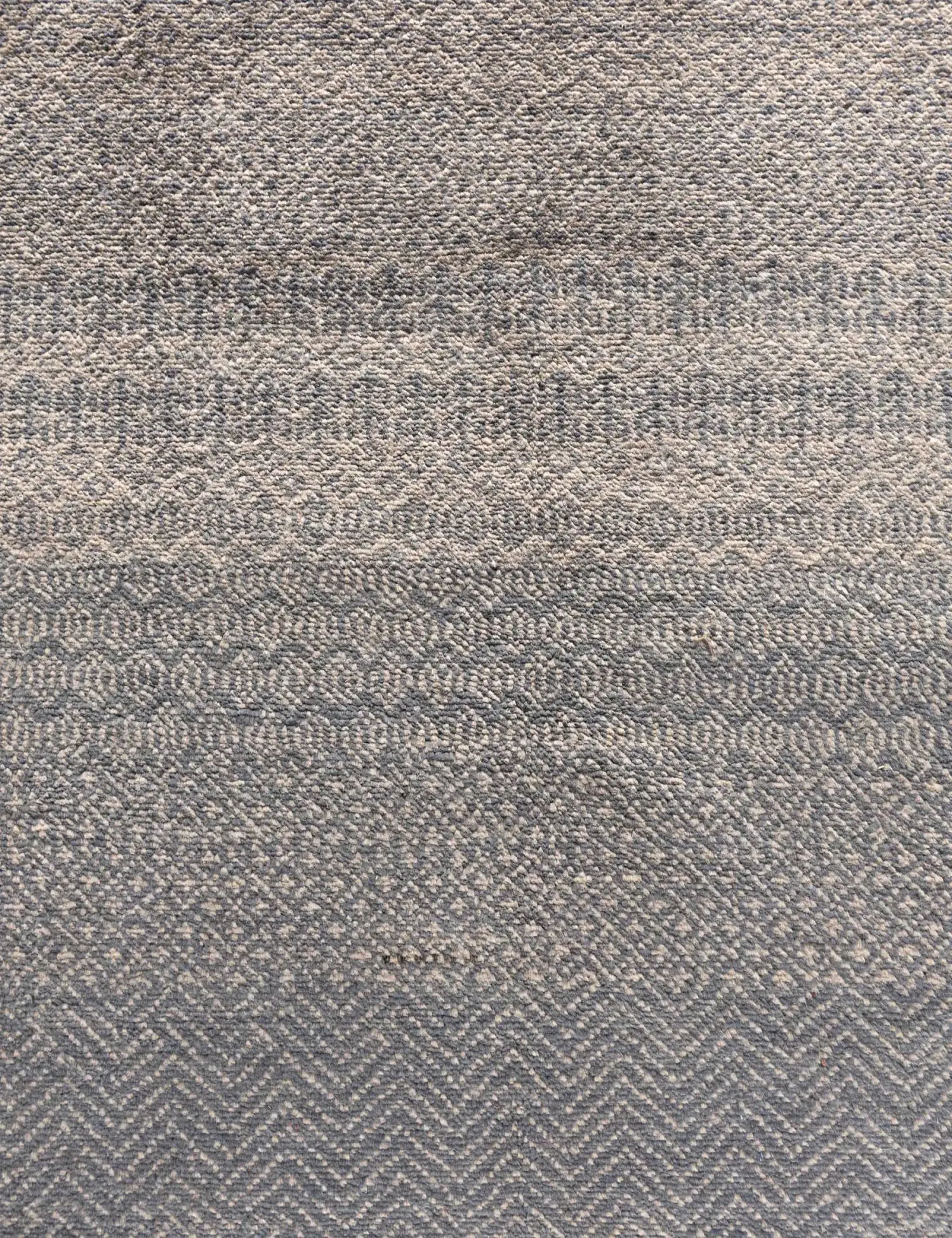 Grå text_origin_4 Gabbeh 248 x 196 cm - Unikt håndlaget teppe