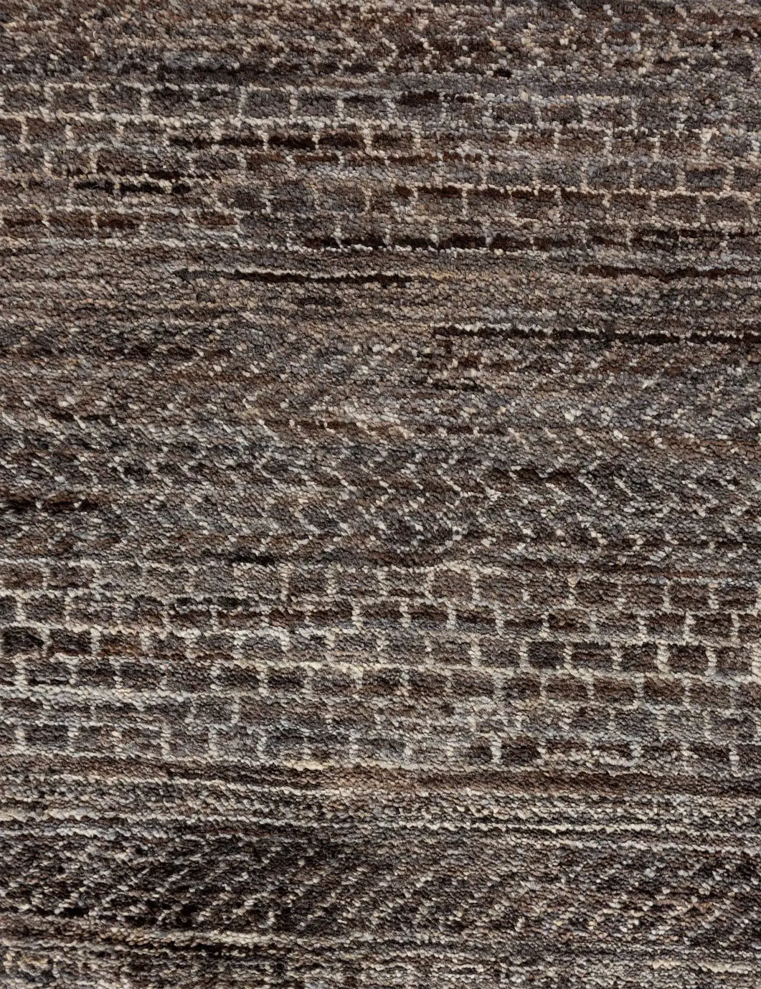 Grå text_origin_4 Gabbeh 204 x 134 cm - Unik handgjord matta