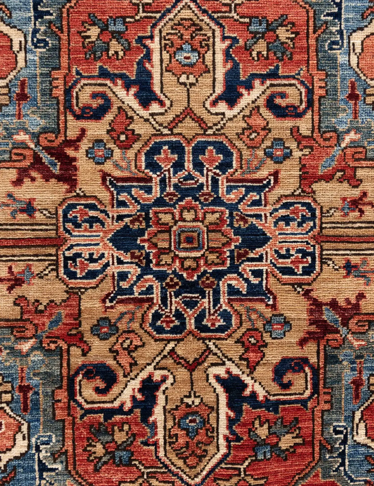 Punainen text_origin_4 Ziegler matot 298 x 245 cm - Ainutlaatuinen käsintehty matto